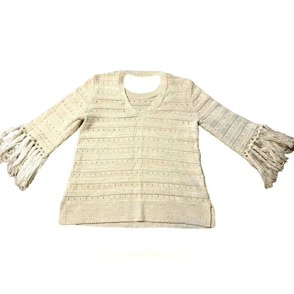 Nic and Zoe fringe cuff sweater size pp (xs) in excellent like-new condition - Picture 4 of 5